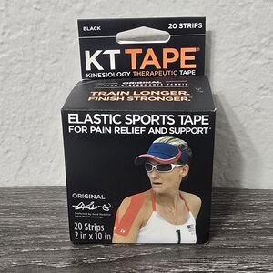KT Tape Professional Kinesiology Therapeutic Black Tape